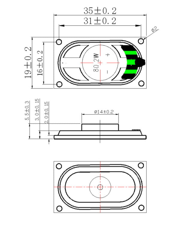 8ohm Speaker