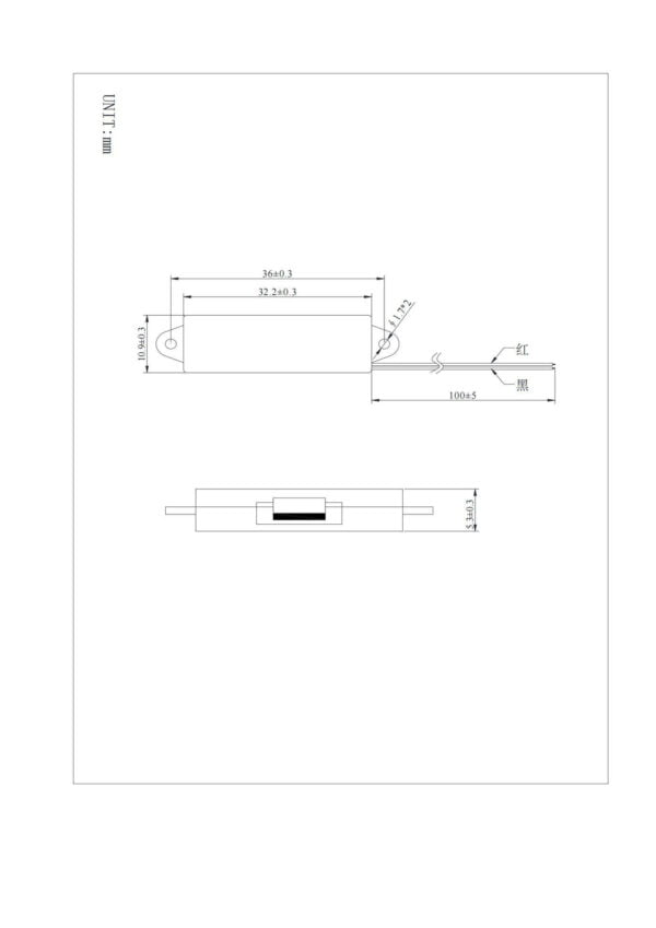 30*10mm Rectangle cavity Speaker